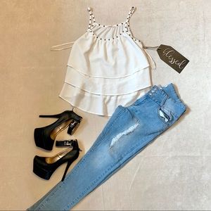 Anthropology |  E(hanger)M | White blouse